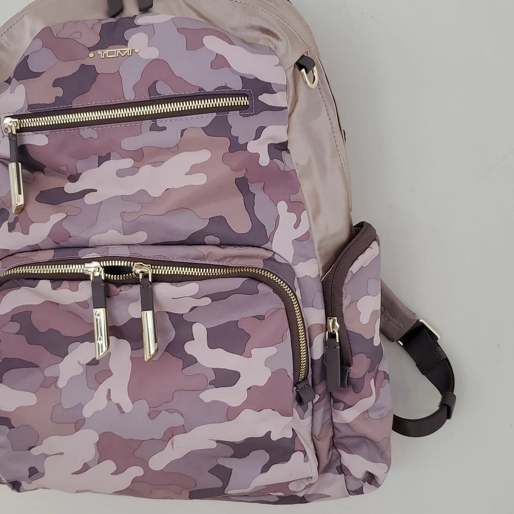 Tumi Voyageur Carson Backpack In Camo Pink